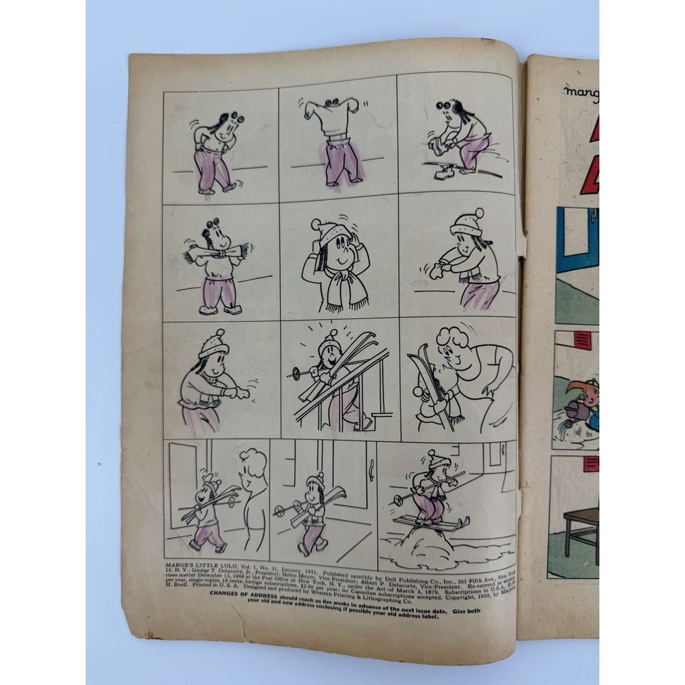 Dell Comics Marge's Little Lulu #31 1951 Golden Age Cry Baby Little Lulu Tubby - Picture 9 of 16